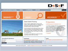 Tablet Screenshot of dansksolarieforening.dk